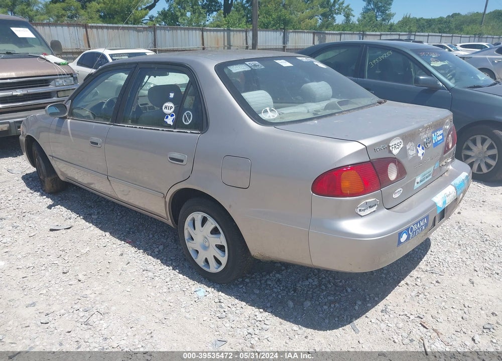 2002 TOYOTA COROLLA VIN: 2T1BR12E02C561613
