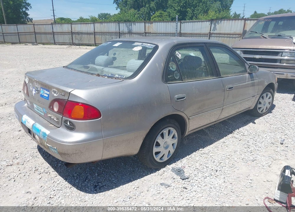 2002 TOYOTA COROLLA VIN: 2T1BR12E02C561613