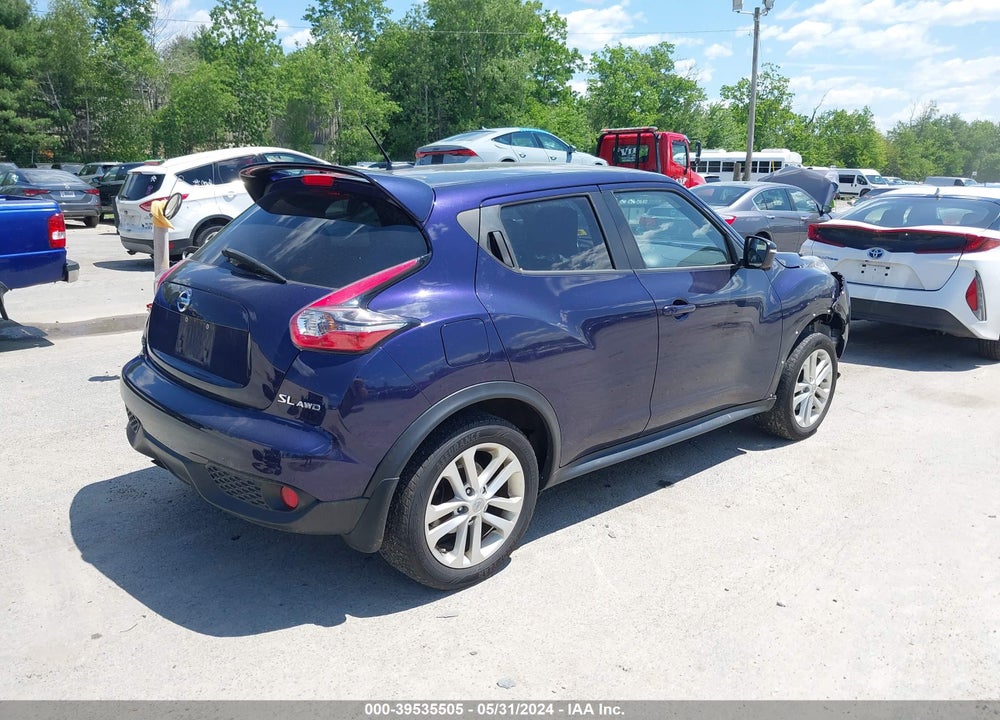 2015 NISSAN JUKE SL VIN: JN8AF5MV2FT557638