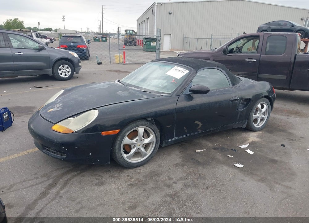 2002 PORSCHE BOXSTER VIN: WP0CA29882U620556