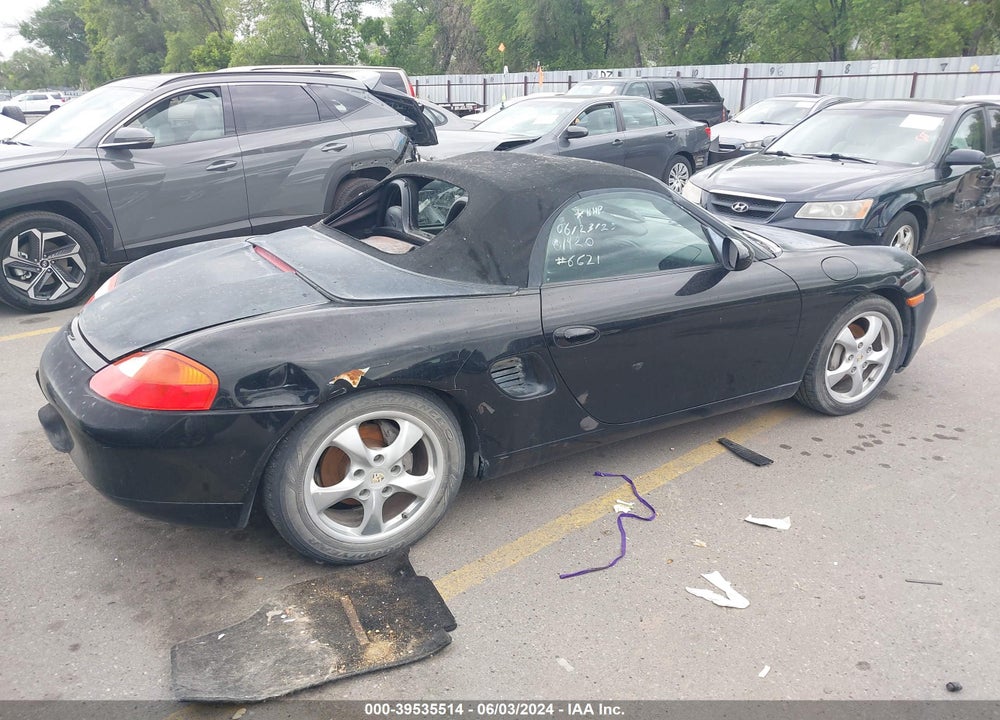2002 PORSCHE BOXSTER VIN: WP0CA29882U620556