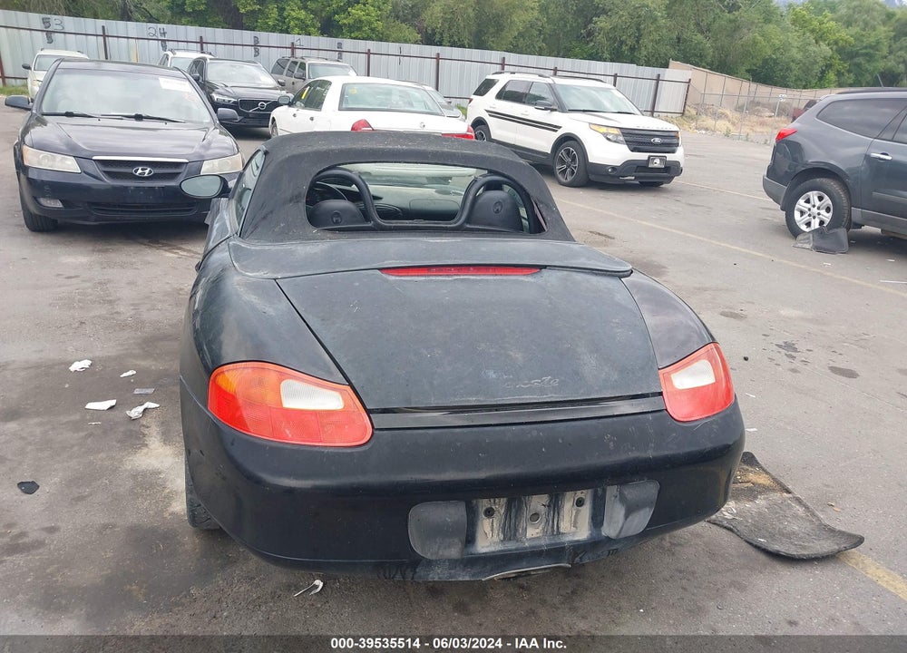 2002 PORSCHE BOXSTER VIN: WP0CA29882U620556