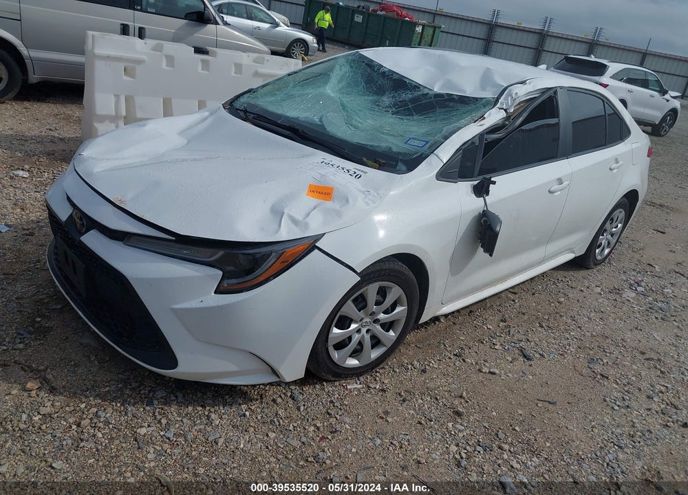 2020 TOYOTA COROLLA LE VIN: 5YFEPRAE8LP049585