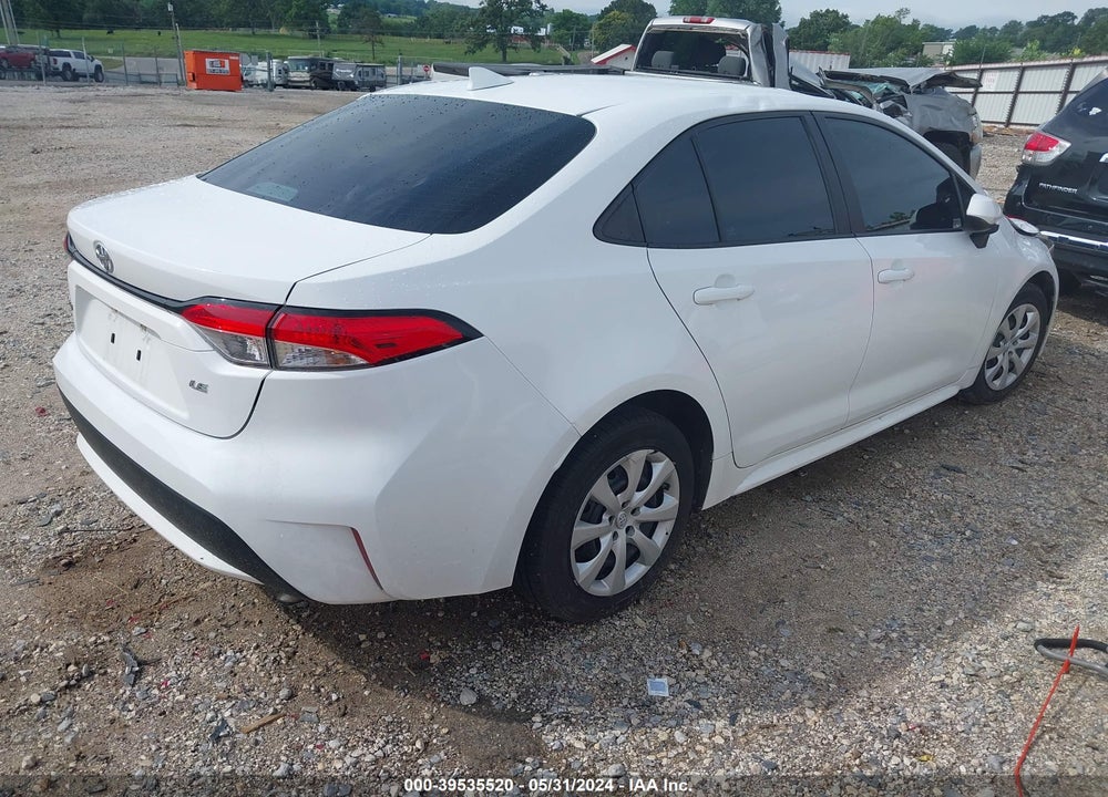 2020 TOYOTA COROLLA LE VIN: 5YFEPRAE8LP049585