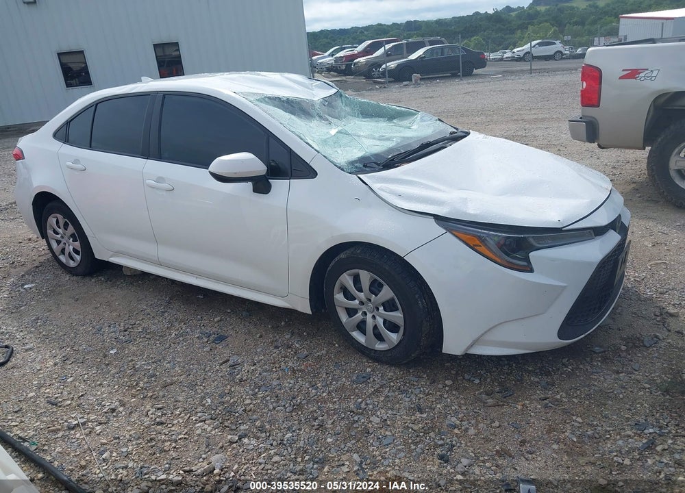 2020 TOYOTA COROLLA LE VIN: 5YFEPRAE8LP049585