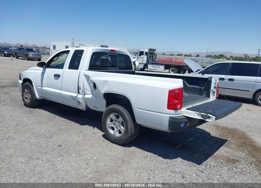 2007 DODGE DAKOTA SLT VIN: 1D7HE42K37S197194