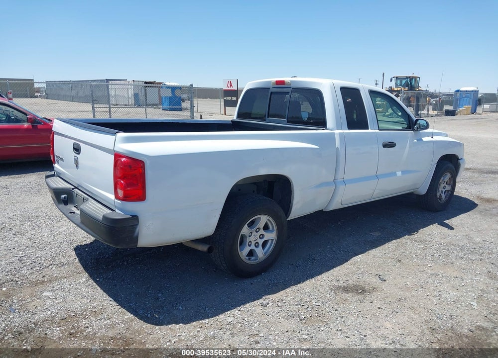 2007 DODGE DAKOTA SLT VIN: 1D7HE42K37S197194