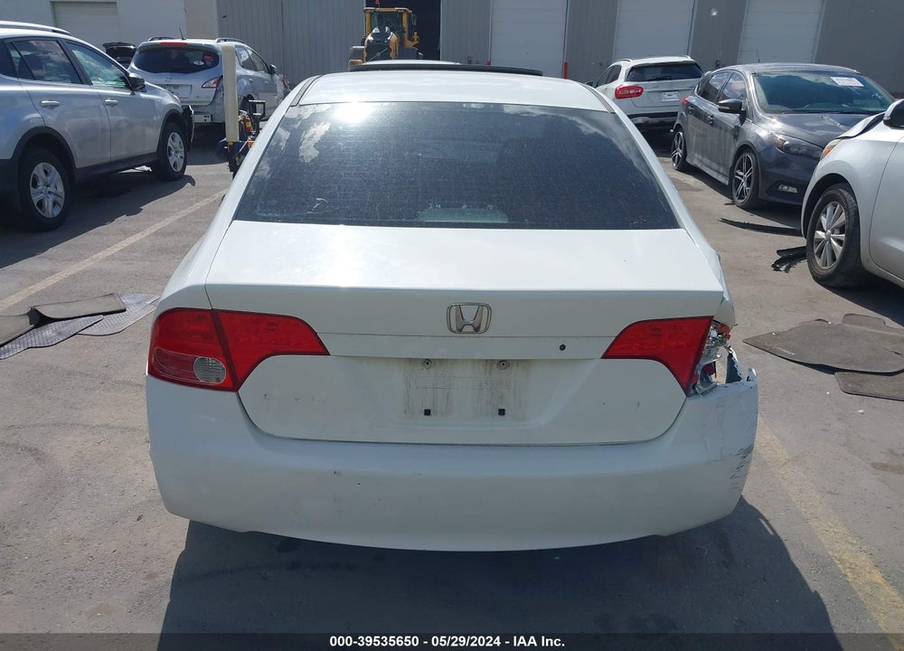 2006 HONDA CIVIC EX VIN: 1HGFA16876L055953