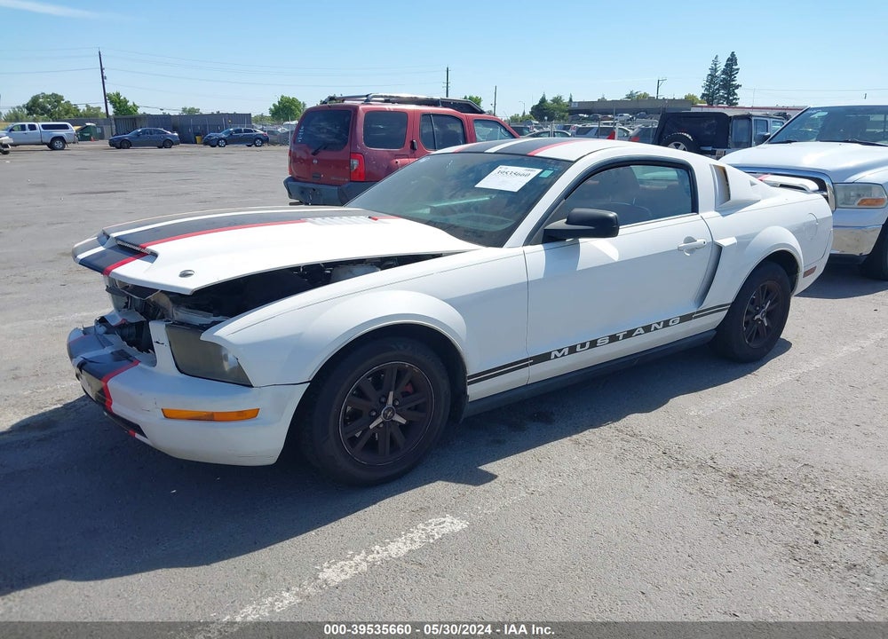 2006 FORD MUSTANG V6 VIN: 1ZVFT80N365173791