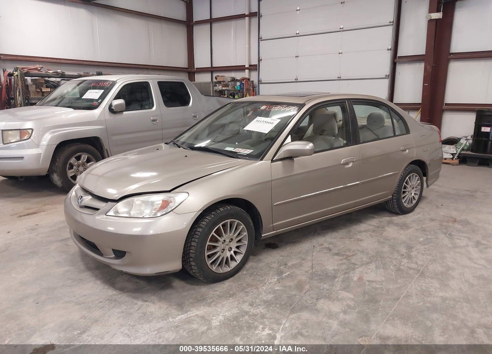 2004 HONDA CIVIC EX VIN: 2HGES26744H523220