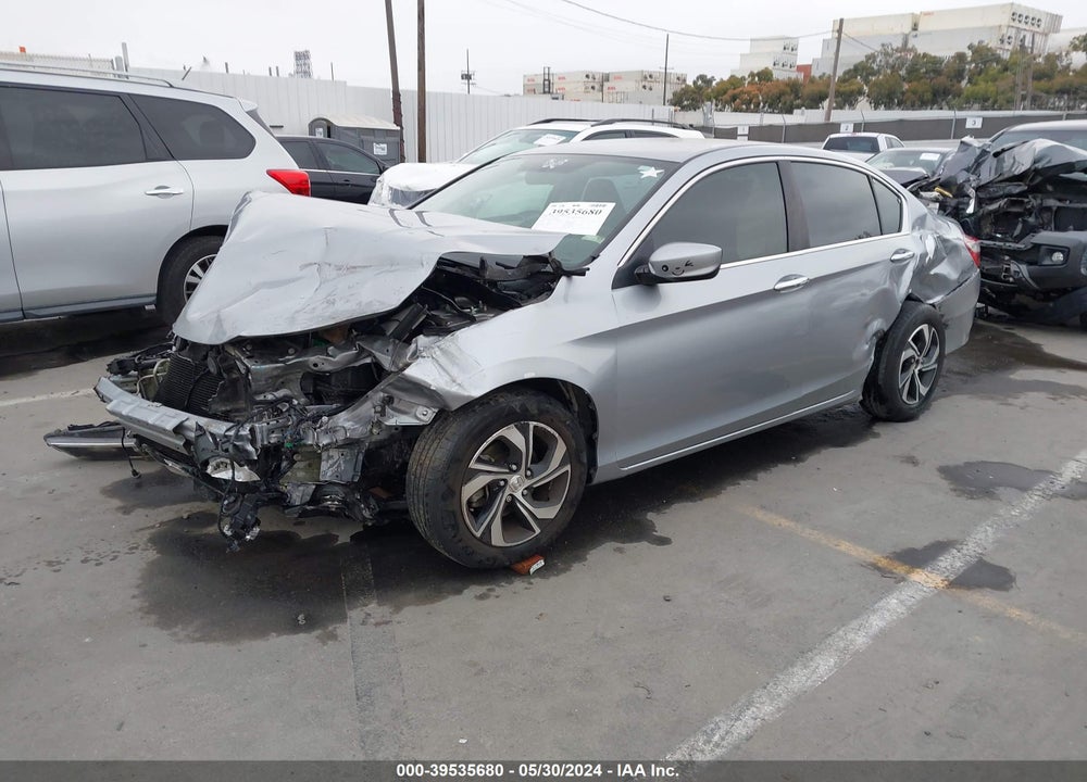 2017 HONDA ACCORD LX VIN: 1HGCR2F3XHA044756