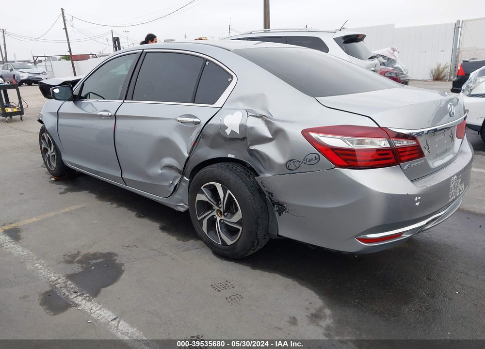 2017 HONDA ACCORD LX VIN: 1HGCR2F3XHA044756