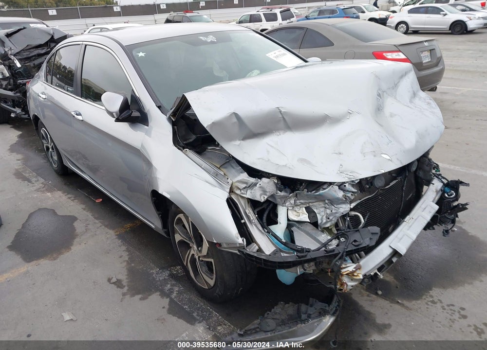2017 HONDA ACCORD LX VIN: 1HGCR2F3XHA044756