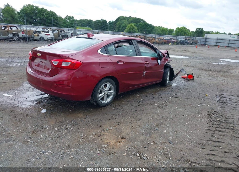 2017 CHEVROLET CRUZE LT AUTO VIN: 1G1BE5SM6H7217930