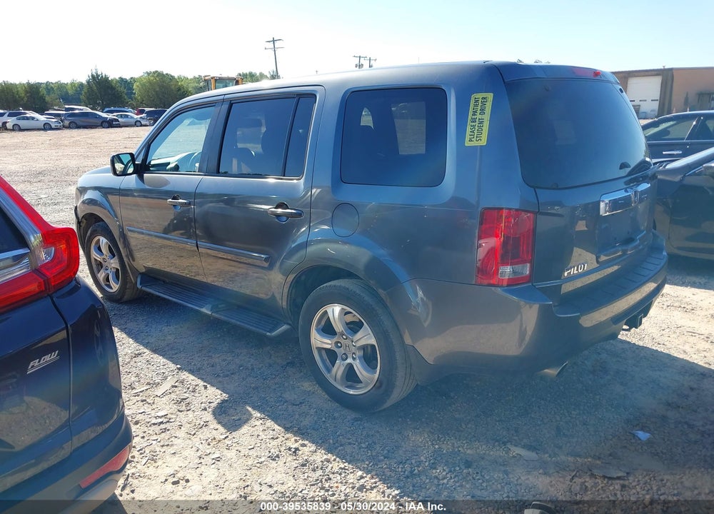 2013 HONDA PILOT EX-L VIN: 5FNYF3H51DB007212