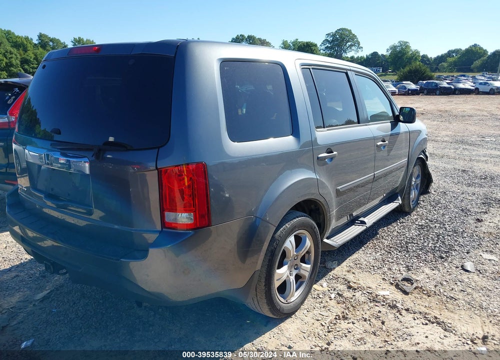 2013 HONDA PILOT EX-L VIN: 5FNYF3H51DB007212