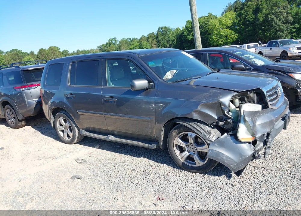 2013 HONDA PILOT EX-L VIN: 5FNYF3H51DB007212