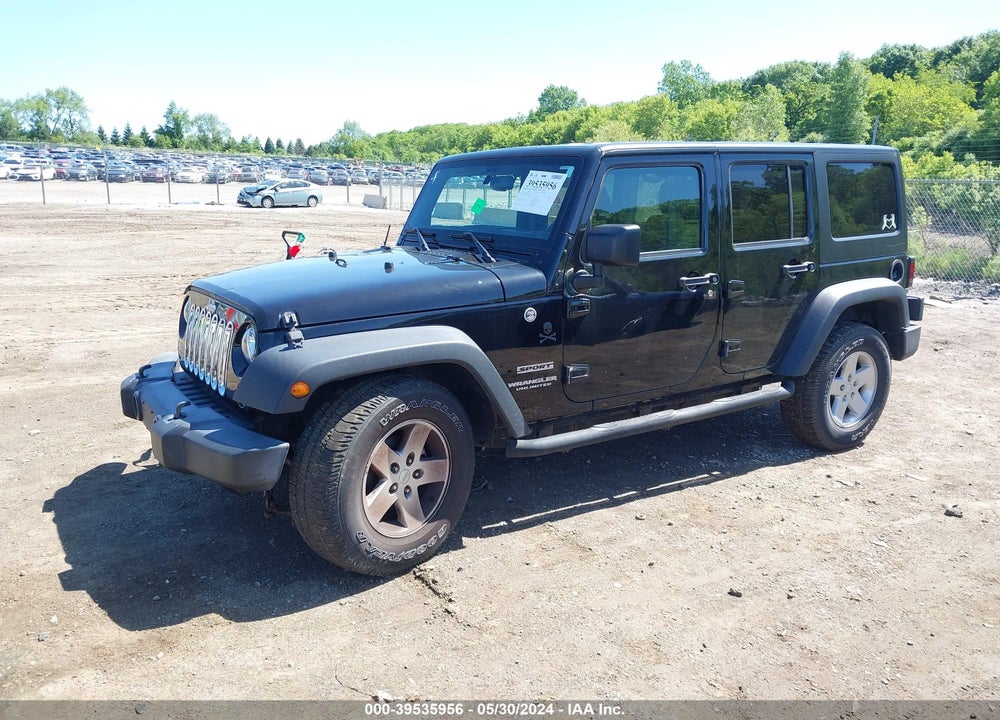 2017 JEEP WRANGLER UNLIMITED SPORT 4X4 VIN: 1C4BJWDG9HL719466