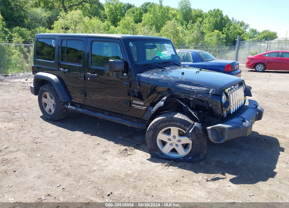 2017 JEEP WRANGLER UNLIMITED SPORT 4X4 VIN: 1C4BJWDG9HL719466