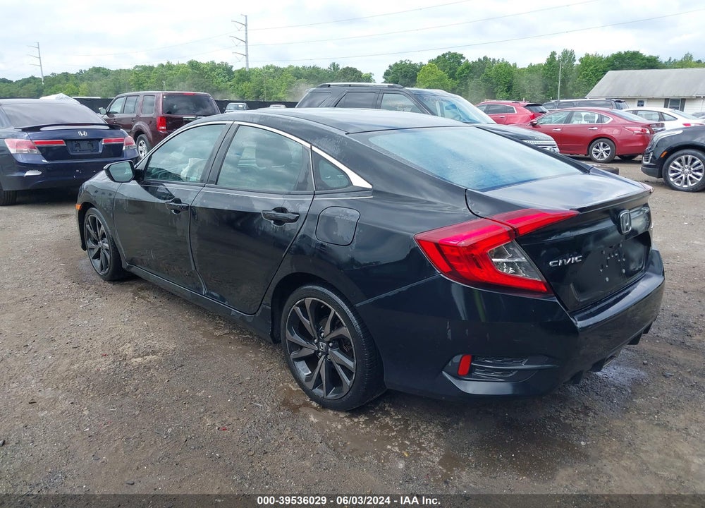 2019 HONDA CIVIC SPORT VIN: 2HGFC2F87KH518486