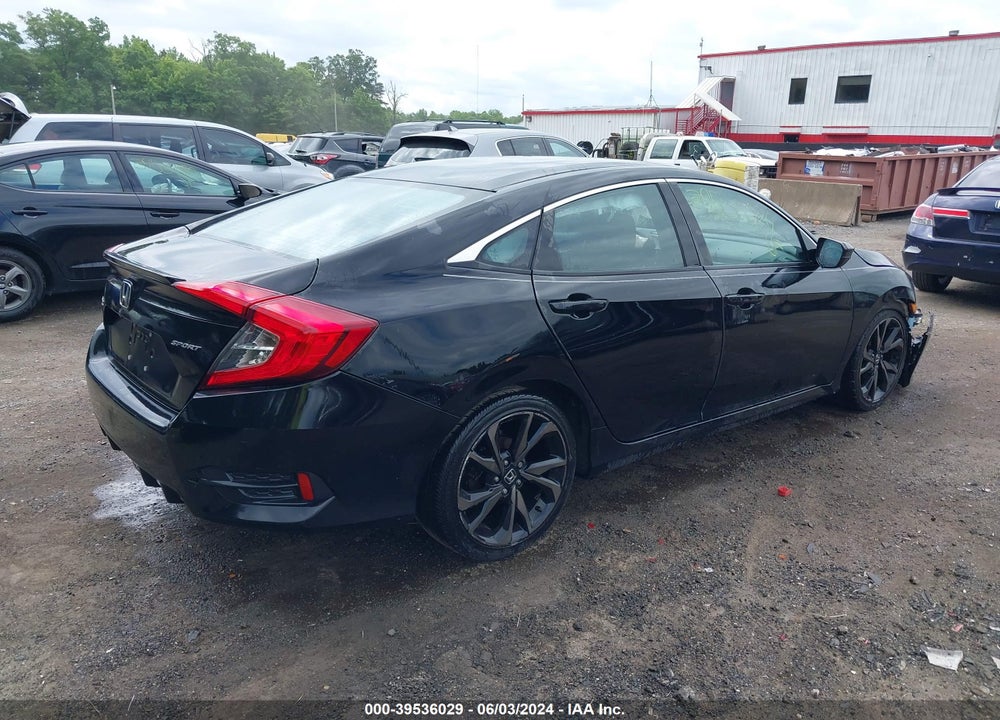 2019 HONDA CIVIC SPORT VIN: 2HGFC2F87KH518486