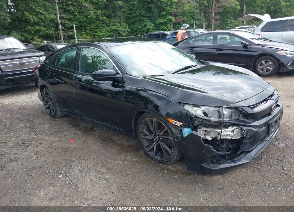 2019 HONDA CIVIC SPORT VIN: 2HGFC2F87KH518486