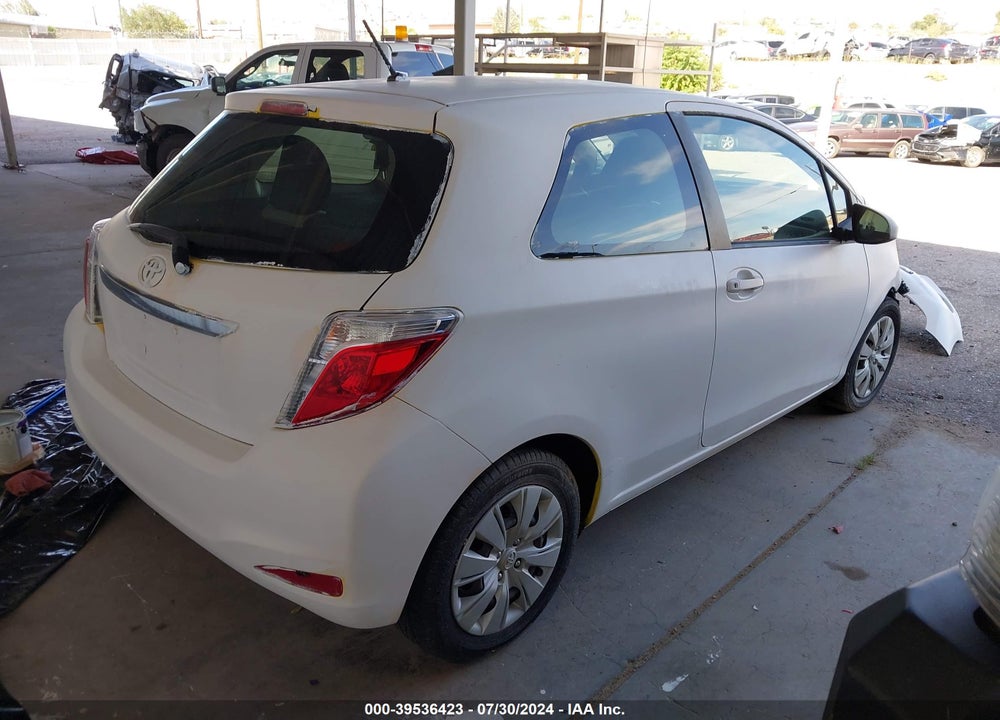 2014 TOYOTA YARIS VIN: JTDJTUD31ED590491