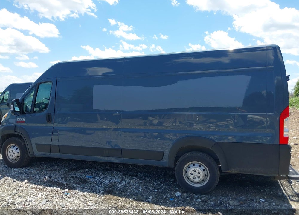 2019 RAM PROMASTER 3500 CARGO VAN HIGH ROOF 159 WB EXT VIN: 3C6URVJG3KE564467
