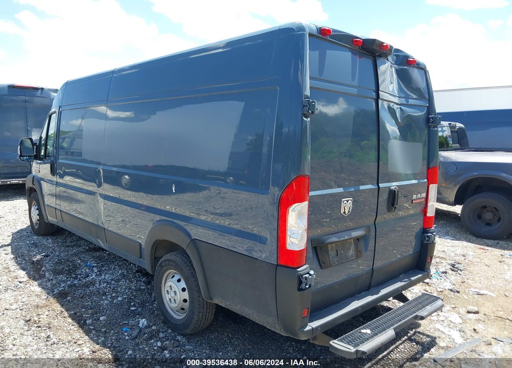 2019 RAM PROMASTER 3500 CARGO VAN HIGH ROOF 159 WB EXT VIN: 3C6URVJG3KE564467