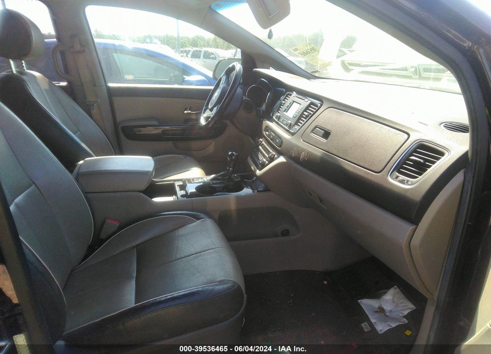 2016 KIA SEDONA EX VIN: KNDMC5C17G6113669