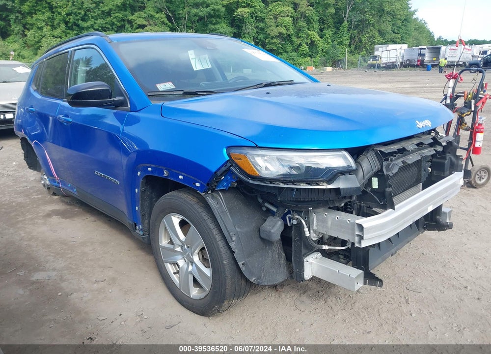 2022 JEEP COMPASS LATITUDE 4X4 VIN: 3C4NJDBB1NT147737