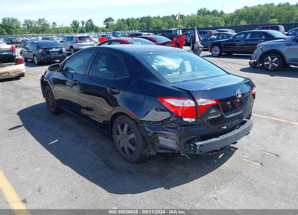 2015 TOYOTA COROLLA LE VIN: 5YFBURHE3FP271392