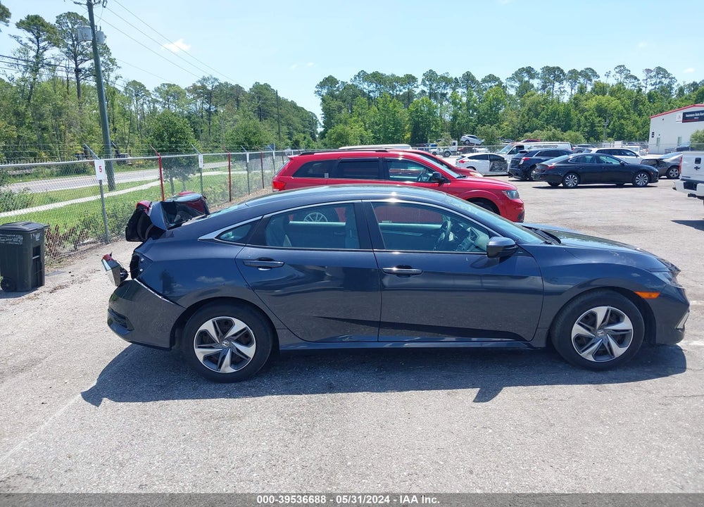 2019 HONDA CIVIC LX VIN: 2HGFC2F62KH572051