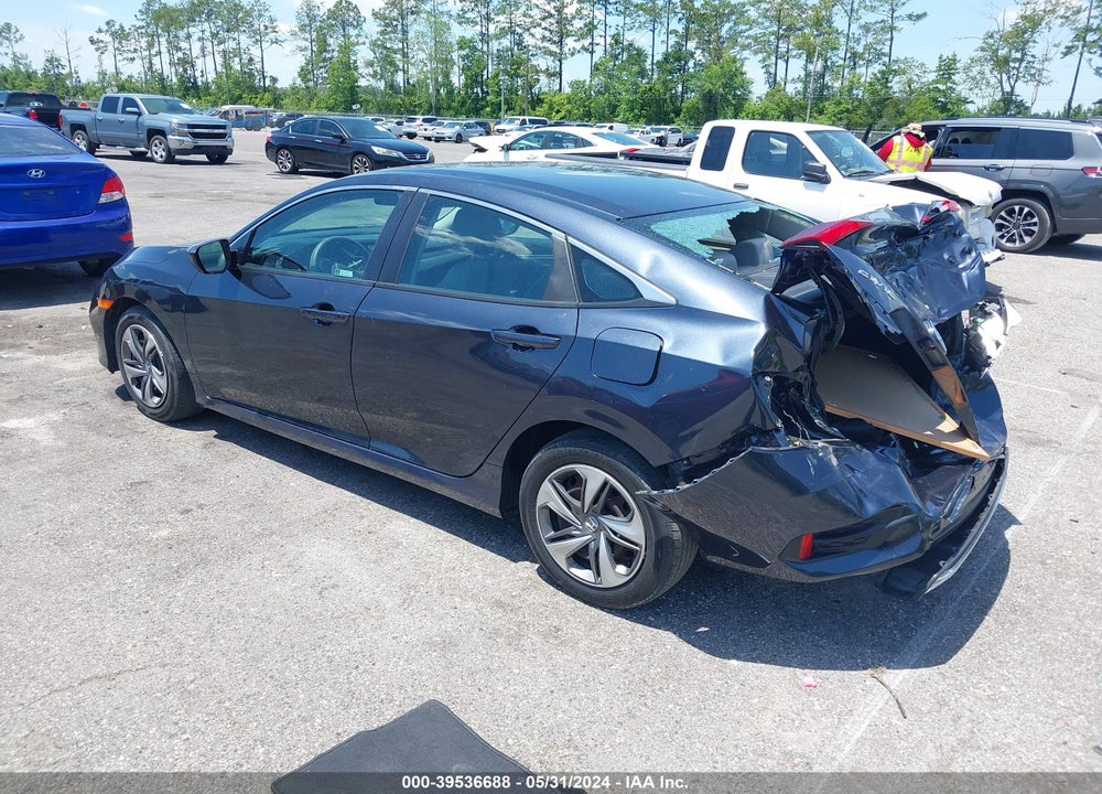 2019 HONDA CIVIC LX VIN: 2HGFC2F62KH572051