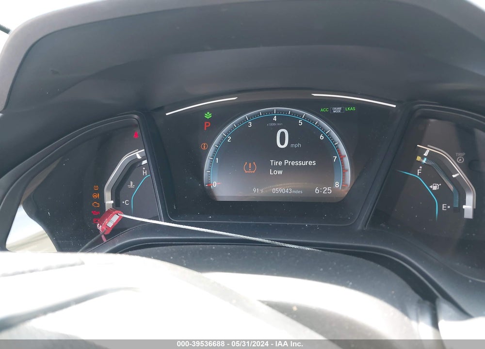 2019 HONDA CIVIC LX VIN: 2HGFC2F62KH572051