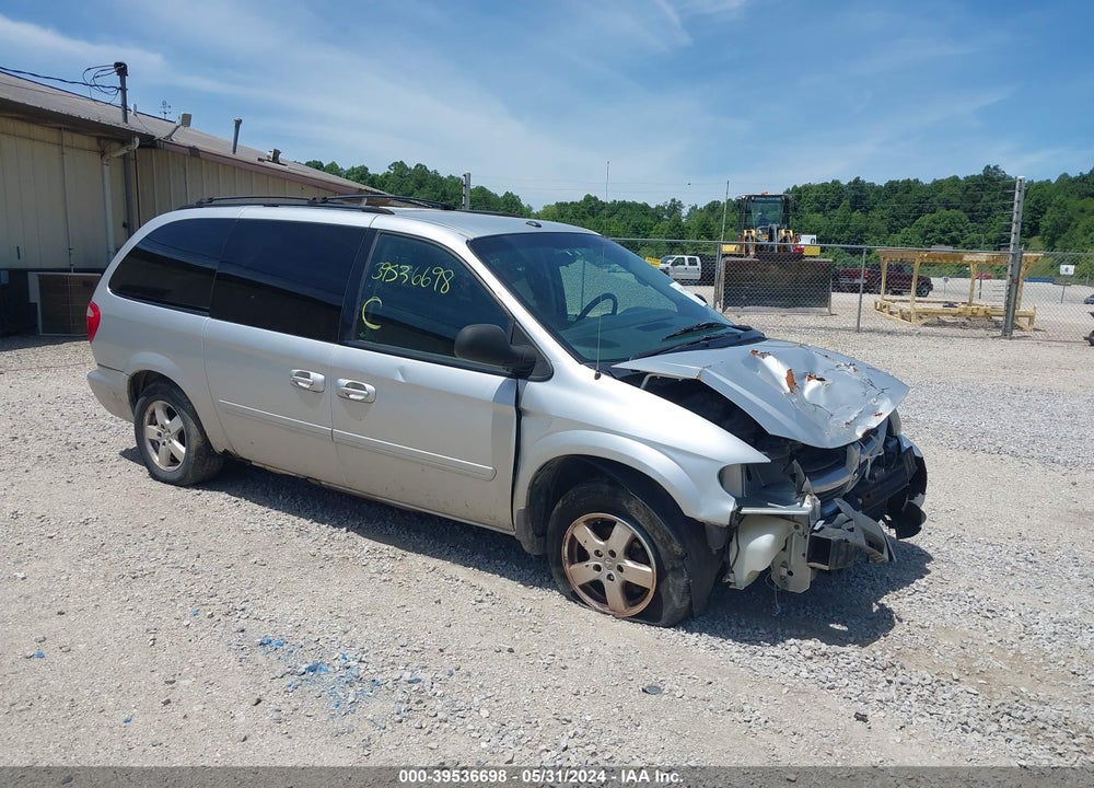 2007 DODGE GRAND CARAVAN SXT VIN: 2D4GP44L47R217995