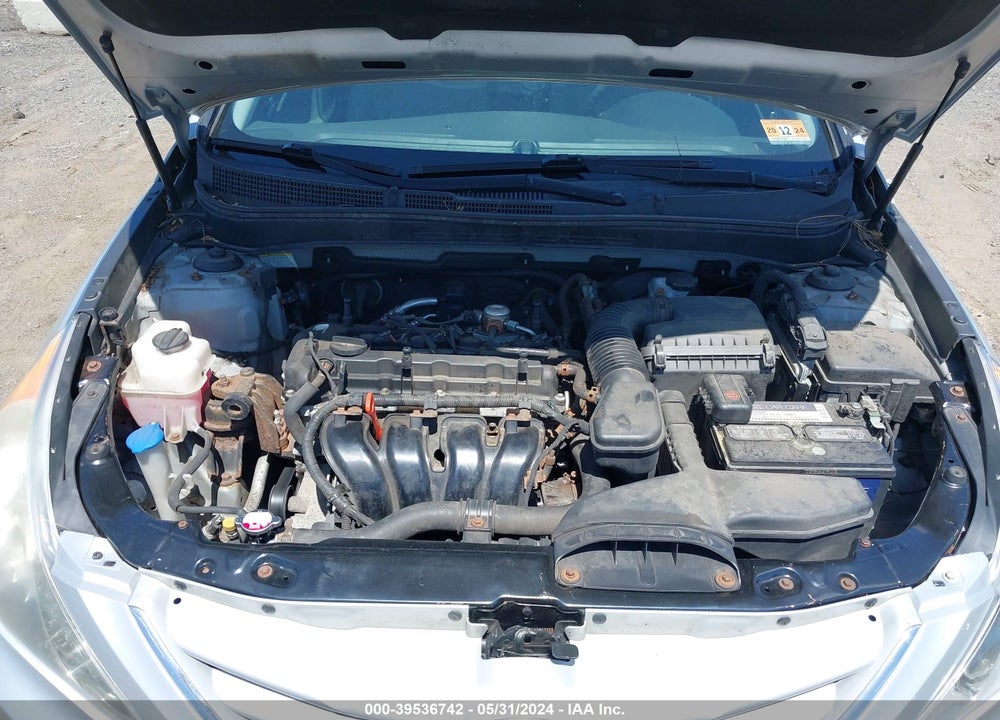 2012 HYUNDAI SONATA GLS VIN: 5NPEB4AC2CH434458