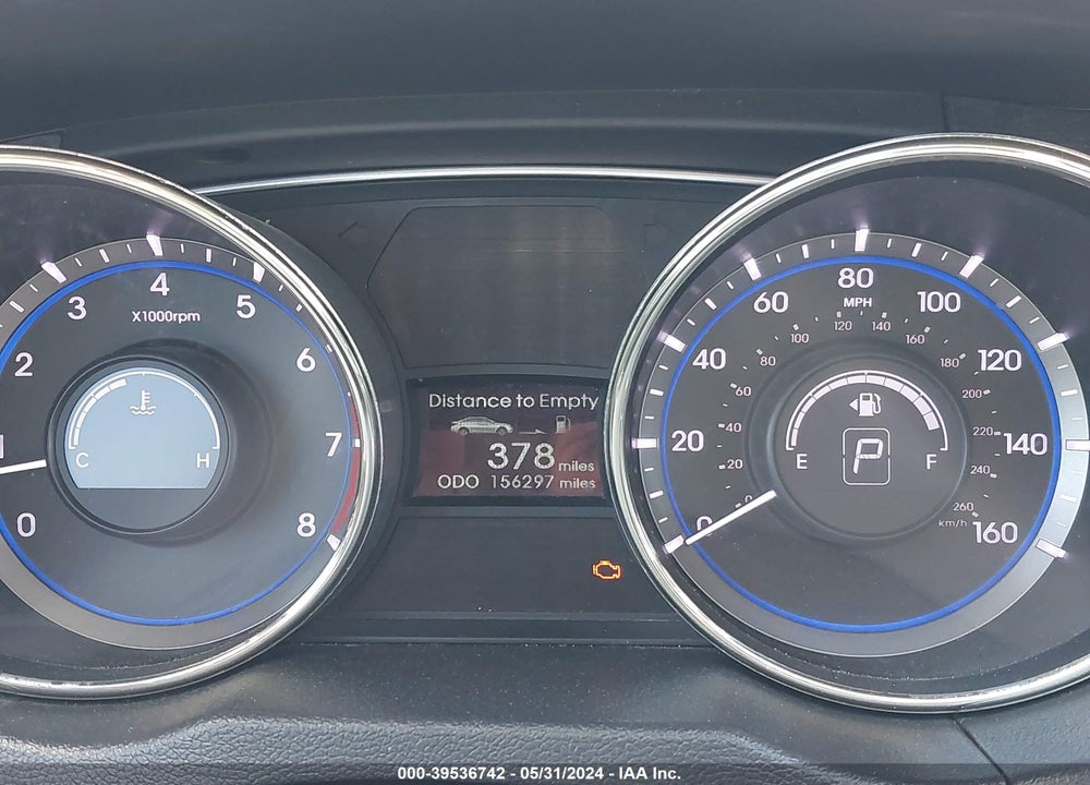 2012 HYUNDAI SONATA GLS VIN: 5NPEB4AC2CH434458