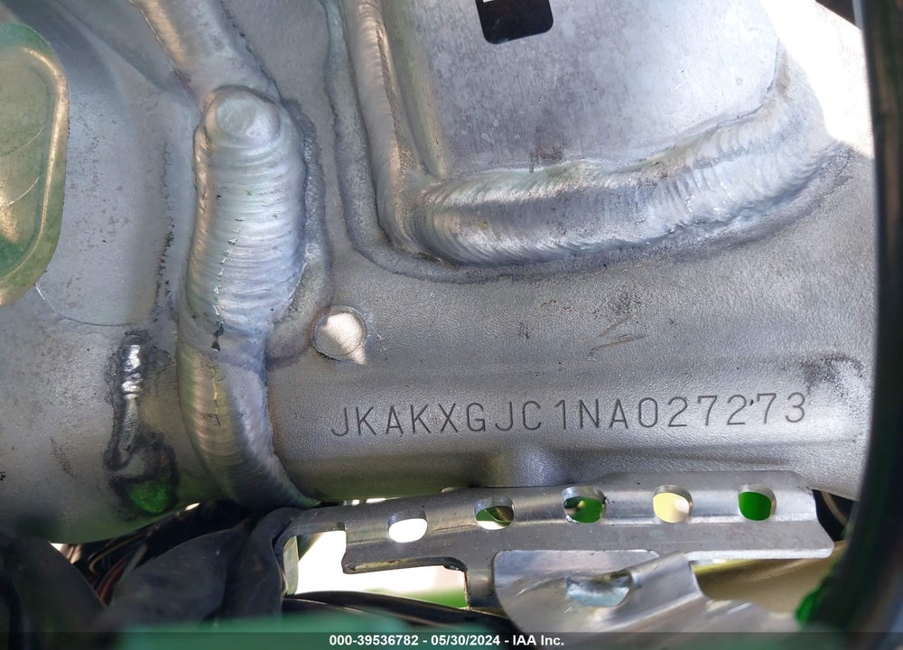 2022 KAWASAKI KX450 F VIN: JKAKXGJC1NA027273