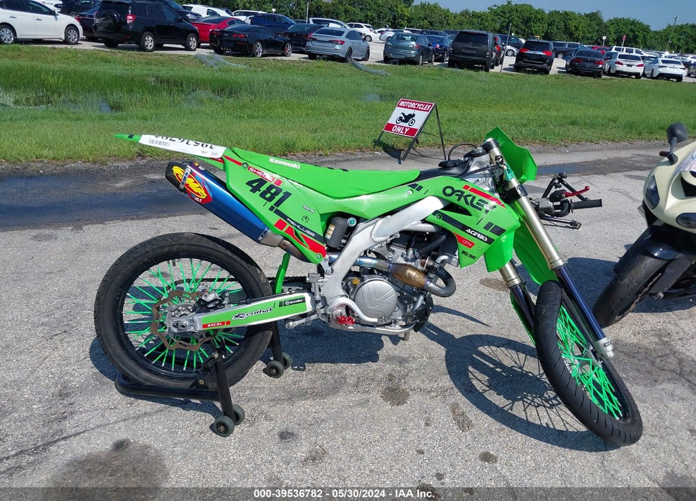 2022 KAWASAKI KX450 F VIN: JKAKXGJC1NA027273