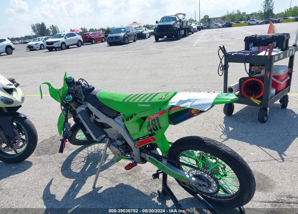 2022 KAWASAKI KX450 F VIN: JKAKXGJC1NA027273