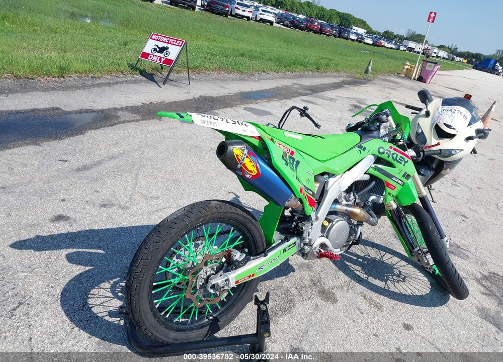 2022 KAWASAKI KX450 F VIN: JKAKXGJC1NA027273