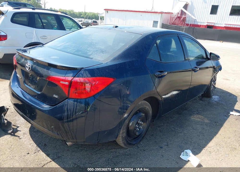 2018 TOYOTA COROLLA SE VIN: 2T1BURHE6JC114643