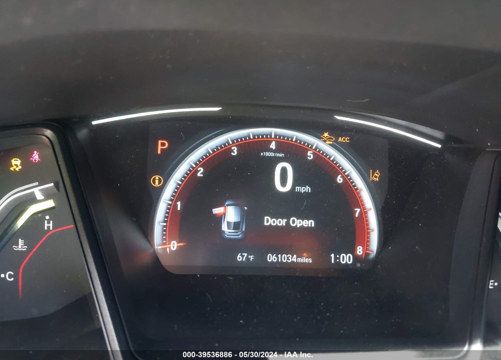2019 HONDA CIVIC SPORT VIN: SHHFK7H41KU401421