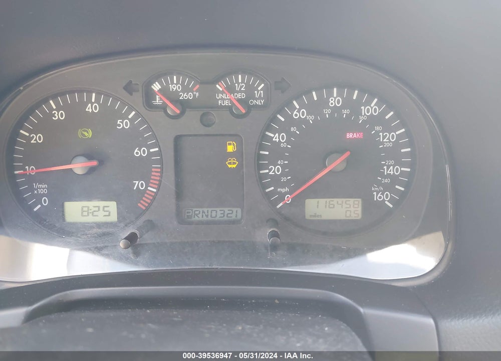 2001 VOLKSWAGEN GTI GLS VIN: 9BWDD61J014070503