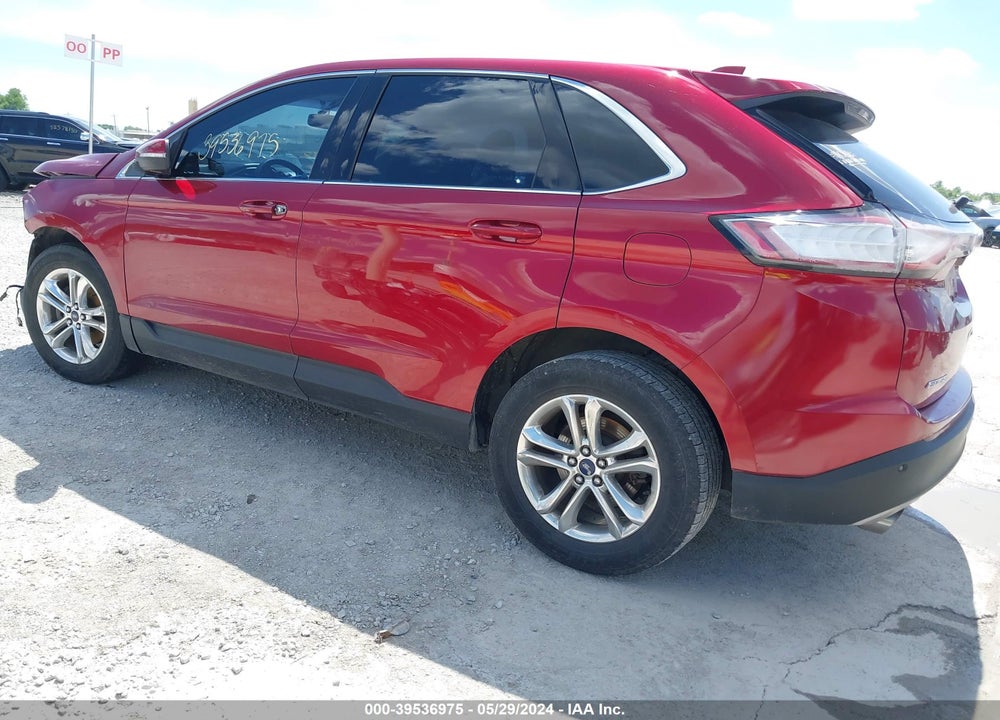 2015 FORD EDGE SEL VIN: 2FMTK3J8XFBB32442