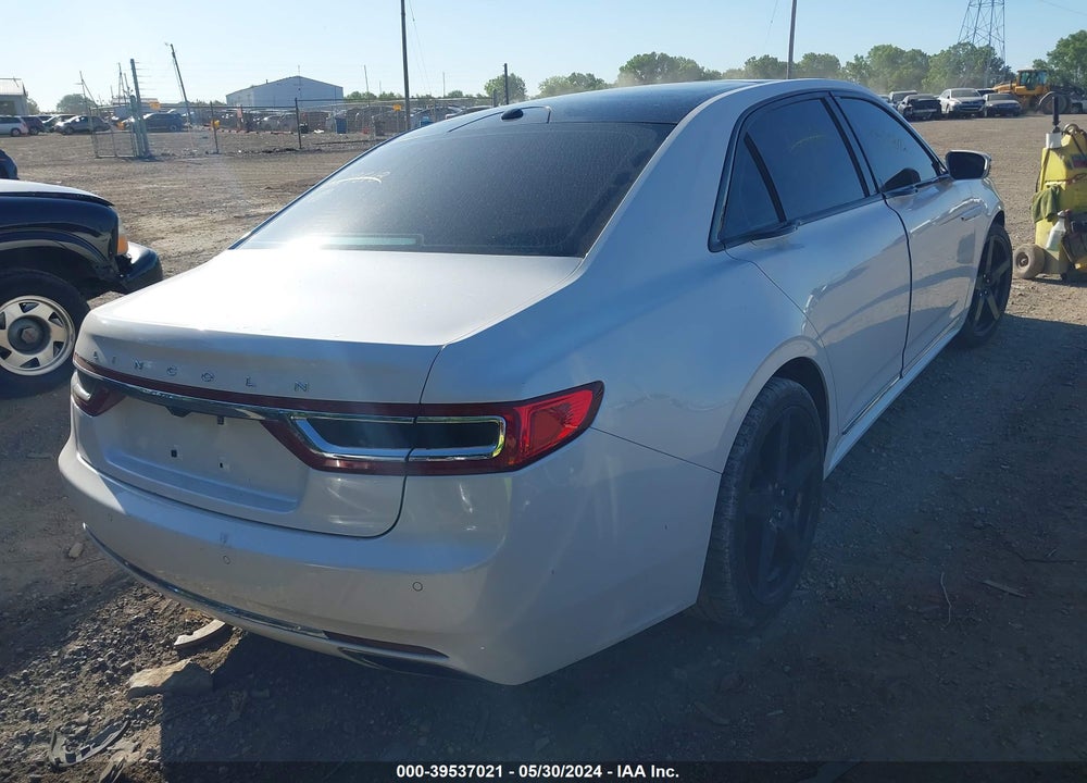 2017 LINCOLN CONTINENTAL RESERVE VIN: 1LN6L9NC4H5629618