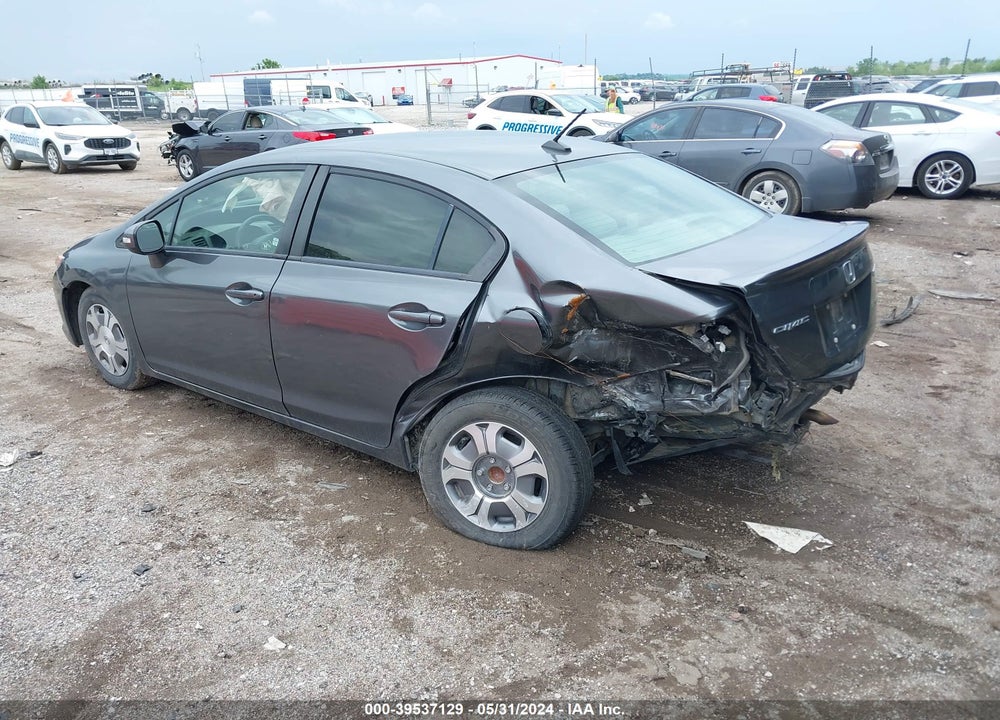 2012 HONDA CIVIC HYBRID VIN: JHMFB4F39CS004004