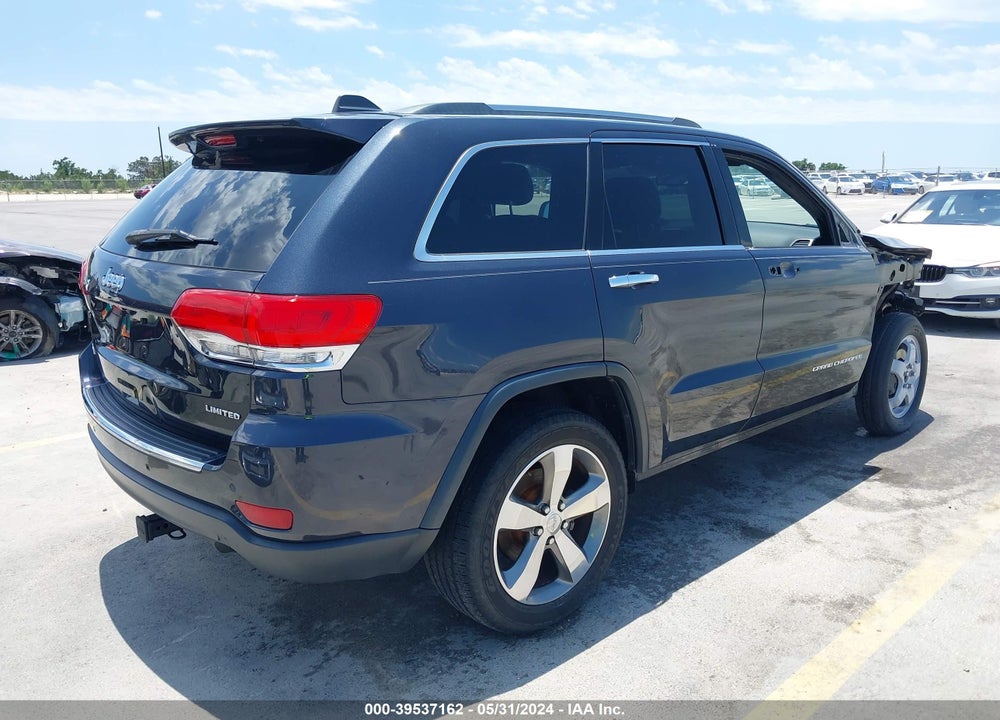 2016 JEEP GRAND CHEROKEE LIMITED VIN: 1C4RJFBGXGC432217