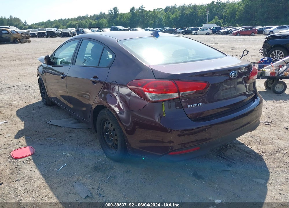 2017 KIA FORTE LX VIN: 3KPFL4A75HE012474